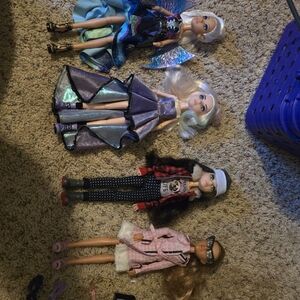 Fashion Doll Set with Colorful Outfits